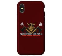 Wotan Odin Germains Futhark Vikings Berserker Runes Écriture Coque pour iPhone X/XS