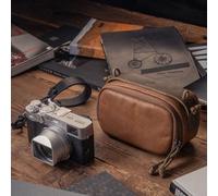 Wotancraft Pochette portable taille M, cuir marron