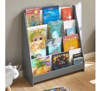 WOTAT Bibliothèque pour Enfant, Étagère à Livres, Étagère de Rangement Jouets pour Enfants à 4 Niveaux, Meuble de Rangement, pour Chanbre d'Eanfant, Bureau, Salon