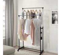 WOTAT Portant a vetement,Porte manteau,Penderie vetement dressing,Compactor Portemanteau Simple avec Hauteur réglable,Plastique et métal,Porte vetement,Unique,Porte vetements pour chambre
