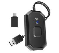 Wotbcg Dispositif de déclenchement de souris indétectable, 2 en 1 avec adaptateur de type C pour ordinateur, Plug & Play, simule le mouvement de la souris pour empêcher l'ordinateur d'entrer en mode