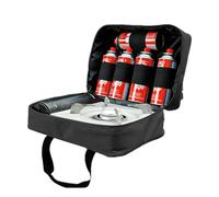 WOTEG Organisateur de rangement de camping - Oxford - Sac de voyage - Sac de cuisinière - Sac de cuisine à fermeture éclair bidirectionnelle pour la cuisine, le barbecue, les ustensiles de cuisine, la