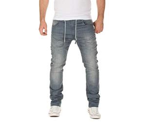 WOTEGA Noah - Jean pour Homme - Salopette en Denim pour Homme - Jogging Slim
