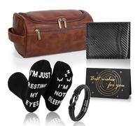 WOTENCE Cadeau Anniversaire Homme Papa Pere Mari Copain Homme Couple Saint Valentin Fete des Peres Cadeau Noel (NoirA)