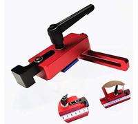 Wotendy 45 Type Mitre Piste Stop, 45 type Mitre Piste Stop t-Nut Pistes Bois Bricolage Manuel Outil Outils mitre de Protection en alliage d'aluminium Tool Outil pour rail de guidage pour bois