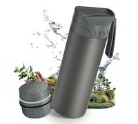Wothfav Gourde Filtrante Eau Non Potable 650 ml, capacité de filtration de 1500L, élimine 99,99% des sédiments, métaux lourds, virus et bactéries, idéale pour l'extérieur
