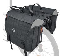 WOTOW Sacoches pour vélo - 35L Sacoche de Porte-Bagages arrière de vélo résistante à l’Eau avec Garniture et poignée réfléchissantes, Sacoches de Selle de vélo électrique de Montagne pour