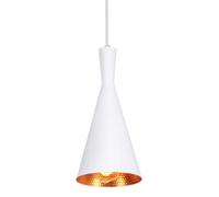 WOTTES 1 x Lustre Suspension Rétro Luminaire Moderne Style Instrument de musique Plafonnier E27 Métal Blanc (Style A)