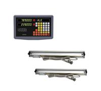 WOTZOV Affichage numérique SDS2MS à 2 Axes (DRO), Alimentation AC110V/220V et 2 codeurs linéaires 100-1000 mm，150mm 600mm 0.005mm kit