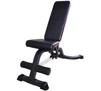 WOTZOV Banc de Musculation réglable avec haltères, Banc de Fitness à Domicile, Banc d'exercice Multifonction, Tabouret d'haltères, Charge 400 kg
