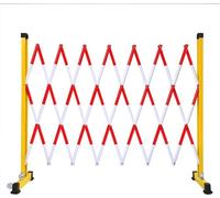WOTZOV Barrière de Circulation, barrière Mobile Pliable, Pratique et économique, pour protéger Les Personnes environnantes. pour Le contrôle des foules dans Les Parcs ，Red 1.2 * 5m