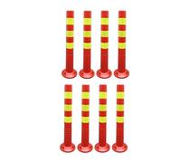 WOTZOV Bornes De Sécurité pour Parkings, Poteaux De Signalisation, Poteaux De Régulation De La Circulation pour Chantiers, Entrées Et Rues, Cônes De Signalisation Flexibles pour Zone
