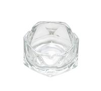 WOTZOV Cendrier Moderne en Verre de Luxe, léger, pour la Maison, Le Salon, la personnalité créative, Le Bureau, pour Fumeurs，B