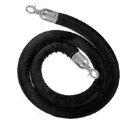 WOTZOV Corde De Guidage Robuste en Velours Noir pour La Gestion des Files D'Attente dans Les Hôtels Et Les Théâtres - Solution Haut De Gamme pour La Gestion des Événements Et De,1 Pack 80cm/31.5 in