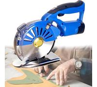 WOTZOV Coupe-Tissu Rotatif Électrique À Vitesse Réglable - Machine De Coupe À Lame Ronde 100/110/125 Mm pour Tissus Monocouches Et Multicouches - Ciseaux De Précision Rcs-100B，125b RCS