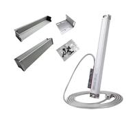 WOTZOV Encodeur linéaire DRO Haute précision 5 µm, échelle en Verre, 5 V TTL DB9, Courses de 50 à 400 mm pour fraiseuse, Tour et rectifieuse，5um 350mm Travel