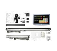 WOTZOV Ensemble d'affichage numérique linéaire SDS2MS à 2 Axes avec 2 règles linéaires de 5U (Longueur de 120 mm à 1020 mm) pour Tours, fraiseuses et Machines CNC.，2 Axis DRO Set 5um