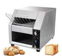 WOTZOV Four Grille-Pain Professionnel, Machine À Griller Le Pain Électrique, 7 Réglages, Haute Efficacité 2600 W, Tiroir Amovible pour Restaurants Et Hôtels