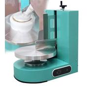 WOTZOV Machine à glacer Les gâteaux Portable et réglable - Lisseur Automatique pour décorer, Lisser et racler Le glaçage - Outils pour la pâtisserie d'anniversaire，Green