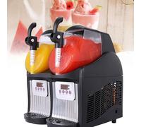 WOTZOV Machine À Granita Professionnelle À Double Réservoir, Mixeur Et Machine À Boissons pour Comptoirs De Cuisine Et Bars À Domicile, 110 V,Size_Name 220V