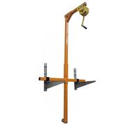 WOTZOV Outil d'installation de climatiseur - Treuil Manuel et Support pour Montage en Haute Altitude, système Split monophasé/triphasé, Grue de Levage de 10 m pour Un ，1 3ph Split+30m Winch