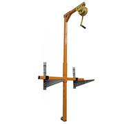 WOTZOV Outil d'installation de climatiseur - Treuil Manuel et Support pour Montage en Haute Altitude, système Split monophasé/triphasé, Grue de Levage de 10 m pour Un ，1 3ph Split+10m Winch