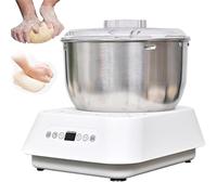 WOTZOV Pétrisseur Électrique Automatique en Acier Inoxydable avec Fonction Fermentation, Capacité 5/7 L Et Minuterie Intelligente pour La Pâtisserie Maison.，5L