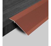 WOTZOV Profilé de seuil de Porte intérieure en Alliage d'aluminium, 10 cm de Large, pour Joints de Sol et Finitions de parquet.，Red 145cm/57in