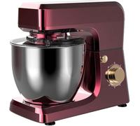 WOTZOV Robot Pâtissier sur Socle, 1800 W, Mélangeur À Pâte, Batteur Électrique 10 L avec Bol, Machine À Pétrir La Pâte pour La Plupart des Cuisiniers Amateurs，Rouge