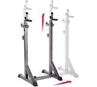 WOTZOV Support de Squat, Station de trempage, Support d'haltères, Support de trempage, Banc de Fitness, Support d'haltères, Support de Squat, Support de développé couché réglabl