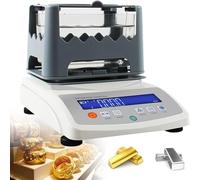 WOTZOV Testeur de pureté de l'or numérique, densimètre de Haute précision pour l'analyse des métaux et des Plastiques, répond aux Besoins de vérification des matériaux,1200A