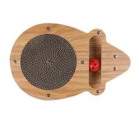 Wouapy - Aire de Jeux pour Chat - Jouet Interactif pour Chat - Griffoir en Carton Ondulé pour Chat - Balles à Chasser pour Chat - Aire de Jeux Originale & Pratique - Aire Souris
