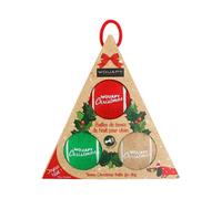 WOUAPY-Balles de tennis de Noël pour chien avec squeaker coloris multicolore Wouapy - coffret de 3 jouets