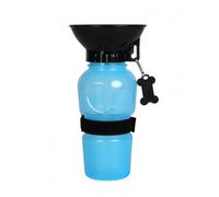 WOUAPY-Gourde avec bol intégré bleue pour chien Wouapy - 500 ml