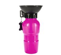 WOUAPY-Gourde avec bol intégré rose pour chien Wouapy - 500 ml