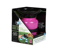 WOUAPY-Gourde avec bol intégré rose pour chien Wouapy - 500 ml