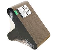 Wouapy - Griffoir Déco Cacta pour Chat - Griffoir Entièrement en Carton - Design Moderne & Epuré - Larges Surfaces en Carton à Griffer - Pensé pour Le Confort des Chats - Noir