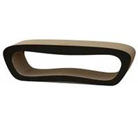 Wouapy - Griffoir Déco Malfinio pour Chat - Griffoir Entièrement en Carton - Design Moderne & Epuré - Larges Surfaces en Carton à Griffer - Pensé pour Le Confort des Chats - Noir