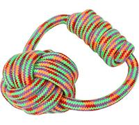 Wouapy - Jouet Corde Nœud BOULINE pour Chien avec Balle à Mâcher - Résistant