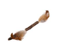 WOUAPY-Jouet pour chat coloris beige Wouapy plumeau matatabi - 22 x 1,5 x 1,5 cm