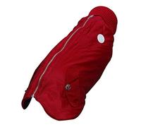 Wouapy Manteau "Bomber Rouge" De Wouapy En Taille 34, Le Bomber Qui Protège Votre Chien Des Intempéries Pour Chien
