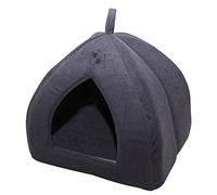 Wouapy Prestige Igloo pour Chat, Gris en Velours