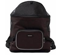 Wouapy - Sac Ventral pour Chien et Chat - Sac de Transport en Tissu Nylon Résistant - Larges Filets pour Une Ventilation Maximale - Pratique & Confortable - Taille Unique - Noir