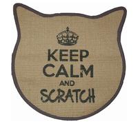 Wouapy - Tapis Griffoir Tête De Chat Pour Chats - Gris