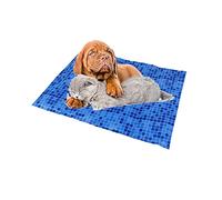 Wouapy Tapis rafraîchissant pour Chiens Tapis de Refroidissement pour Animaux de Compagnie, lit Froid pour Animaux de Compagnie, Matelas pour Animaux d'été. Auto réfrigérant Non Toxique 50 x 90 cm.