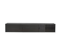 Woud Amoire basse montage murale Array 150cm noir supports laqué noir