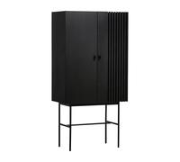 Woud Armoire Array. 80cm Chêne teinté noir
