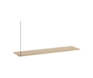 Woud Étagère d'appoint Stedge 80 cm Chêne pigmenté blanc