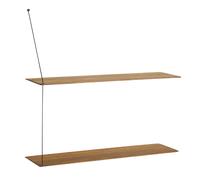 Woud Étagère murale Stedge – Chêne fumé – 80 cm