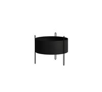 Woud Pot de fleurs Pidestall - noir - M